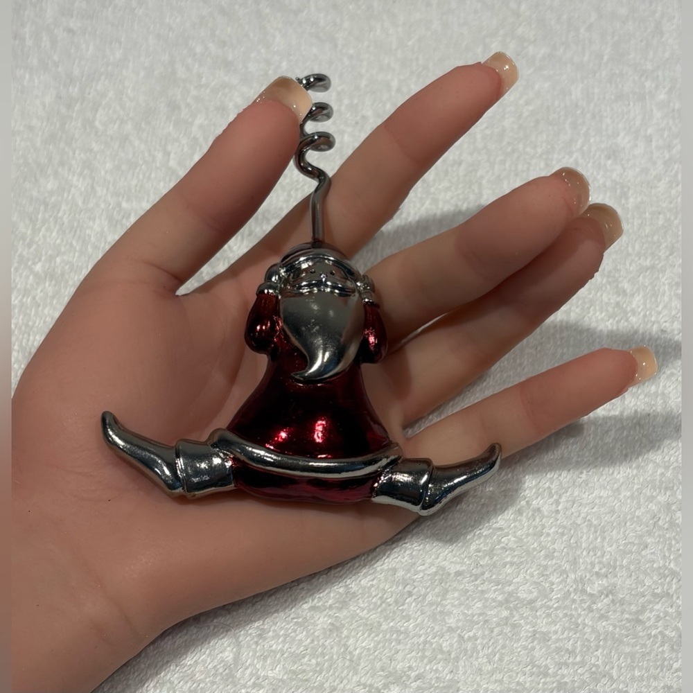 Vintage Russ Wine Cellar Pewter Santa
Corkscrew - Christmas Split
